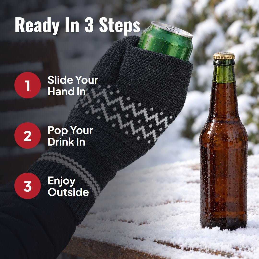 Glovva™ Knitted Drink Holder - Hartwella