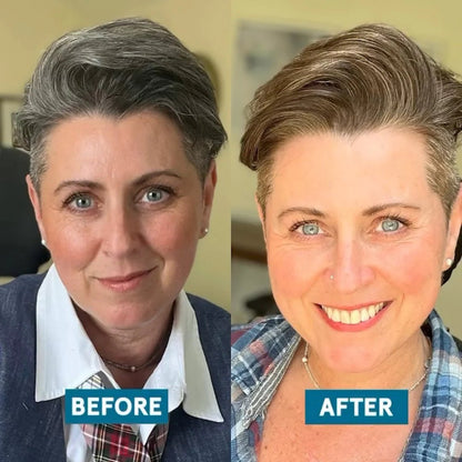 GrayAway Instant Dye Shampoo | Ammonia - Free, Long - Lasting Color - Hartwella