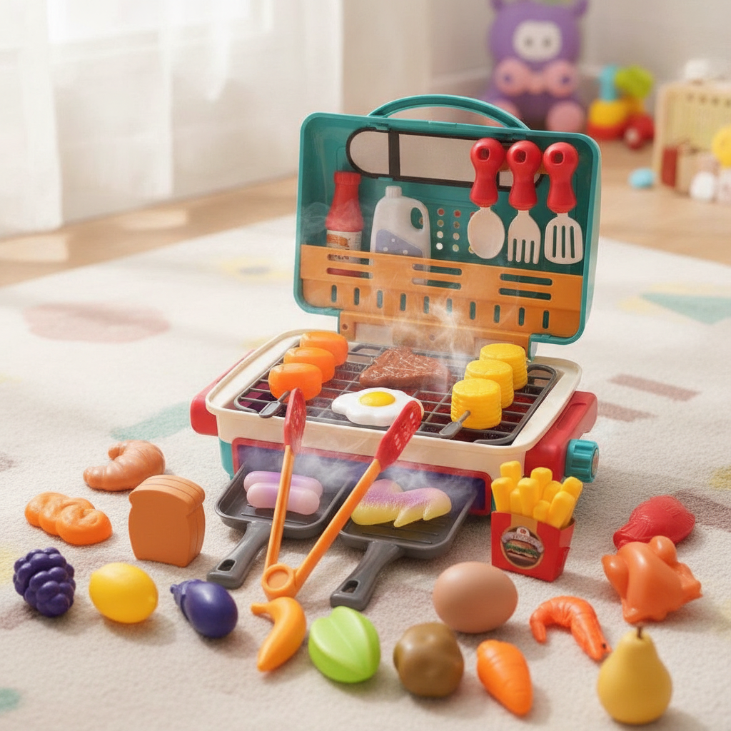 Grillo™ Kids BBQ Grill Play Set - Hartwella