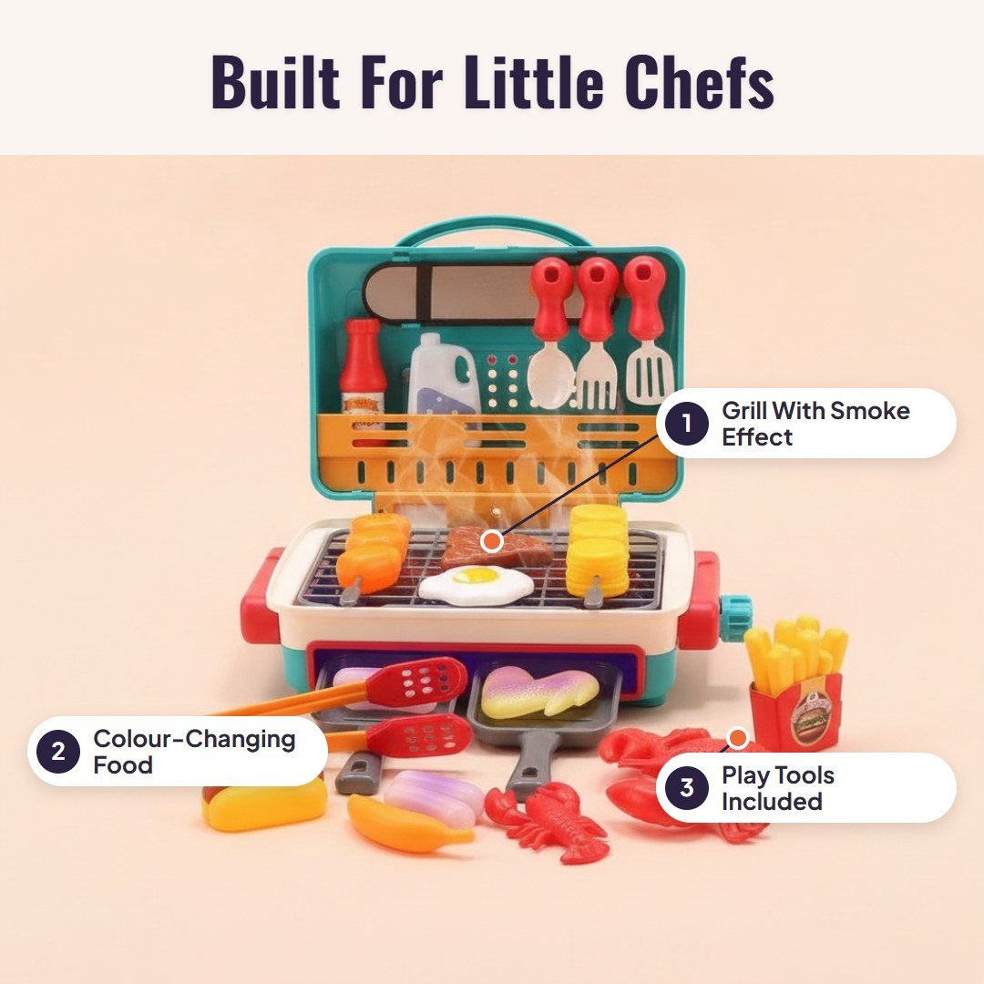 Grillo™ Kids BBQ Grill Play Set