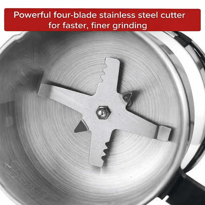 Grindora Electric Grinder | Multifunctional, Compact Design - Hartwella