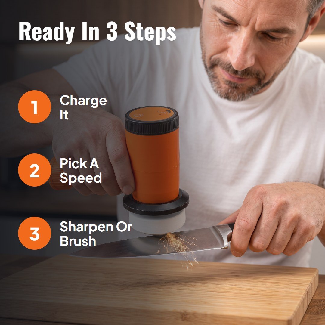 Grinta™ Cordless Knife & Tool Sharpener - Hartwella