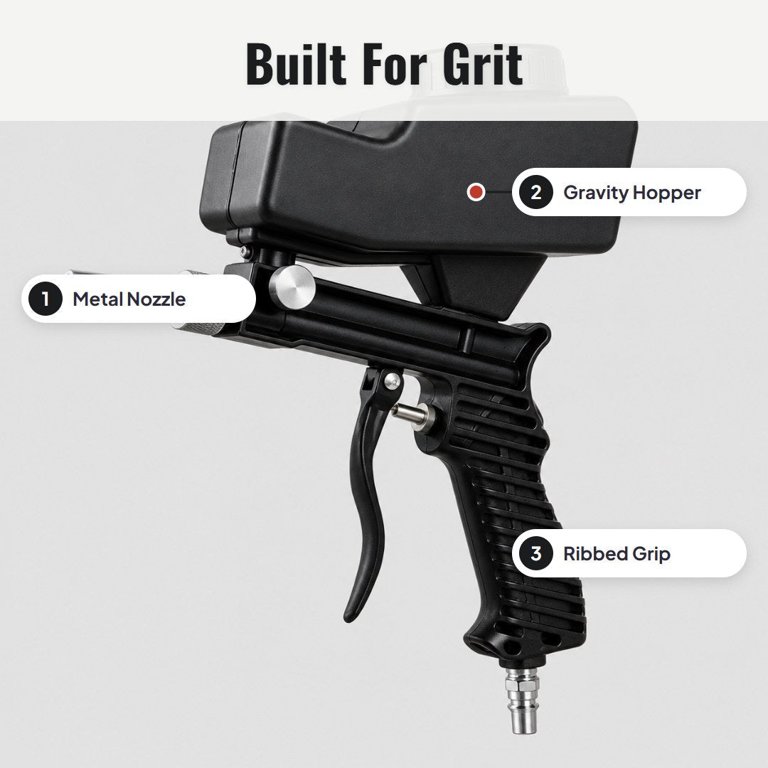 Gritto™ Handheld Pneumatic Sandblasting Gun
