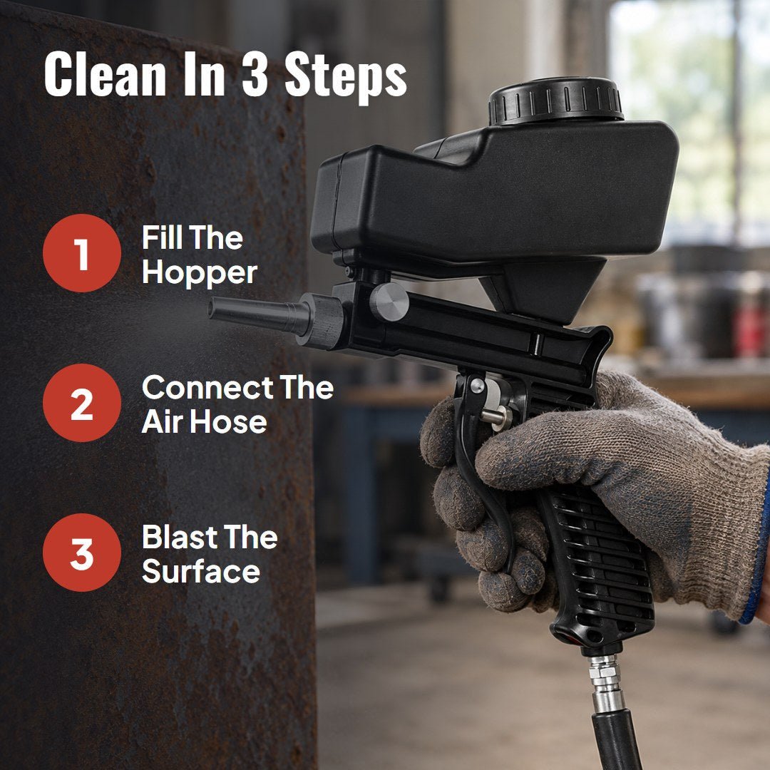 Gritto™ Handheld Pneumatic Sandblasting Gun - Hartwella