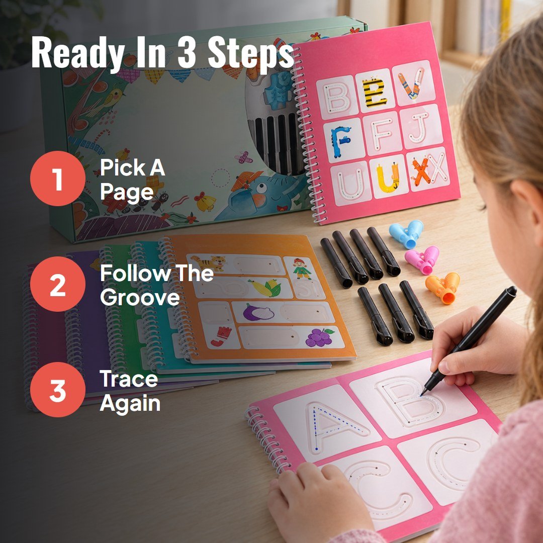 Groovio™ Magic Grooved Writing Practice Set
