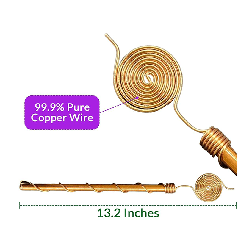 Grove Electroculture Stake | Pure Copper, Weather Resistant, Easy Installation - Hartwella