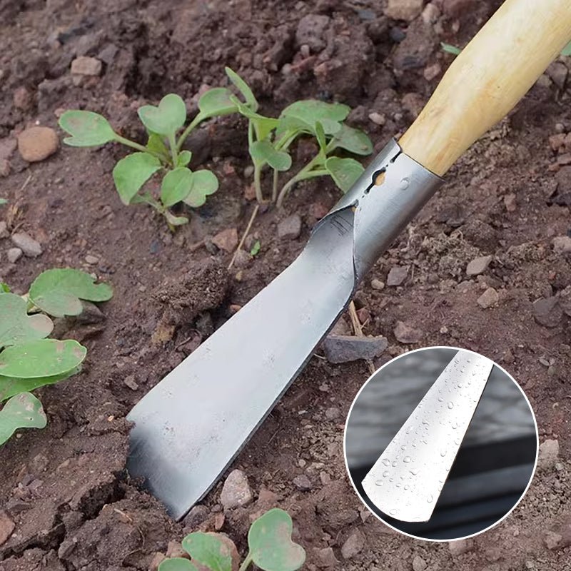Grove Gardening Tools Set | Stainless Steel Weeding Shovel, Trowel, Rake - Hartwella