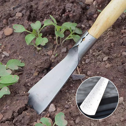Grove Gardening Tools Set | Stainless Steel Weeding Shovel, Trowel, Rake - Hartwella