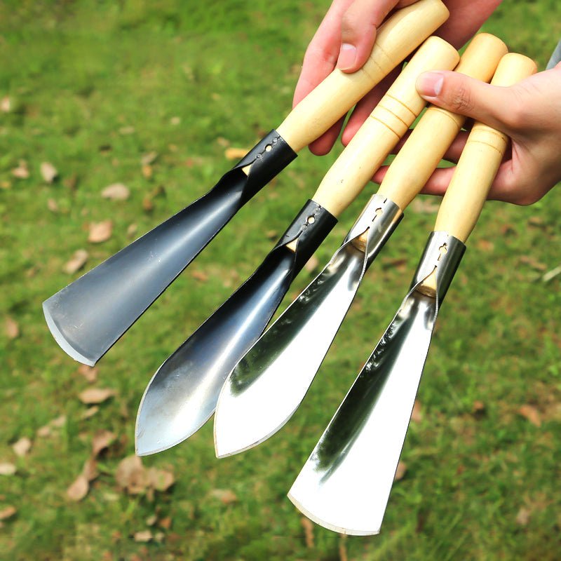 Grove Gardening Tools Set | Stainless Steel Weeding Shovel, Trowel, Rake - Hartwella