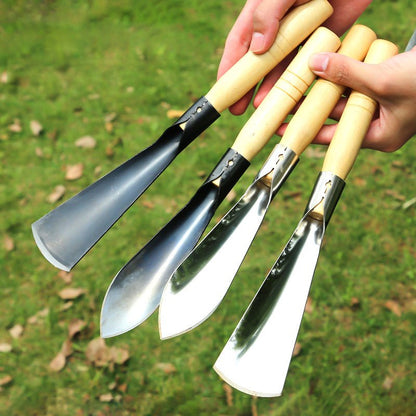 Grove Gardening Tools Set | Stainless Steel Weeding Shovel, Trowel, Rake - Hartwella