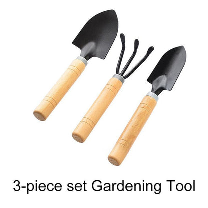 Grove Gardening Tools Set | Stainless Steel Weeding Shovel, Trowel, Rake - Hartwella
