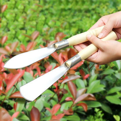 Grove Gardening Tools Set | Stainless Steel Weeding Shovel, Trowel, Rake - Hartwella
