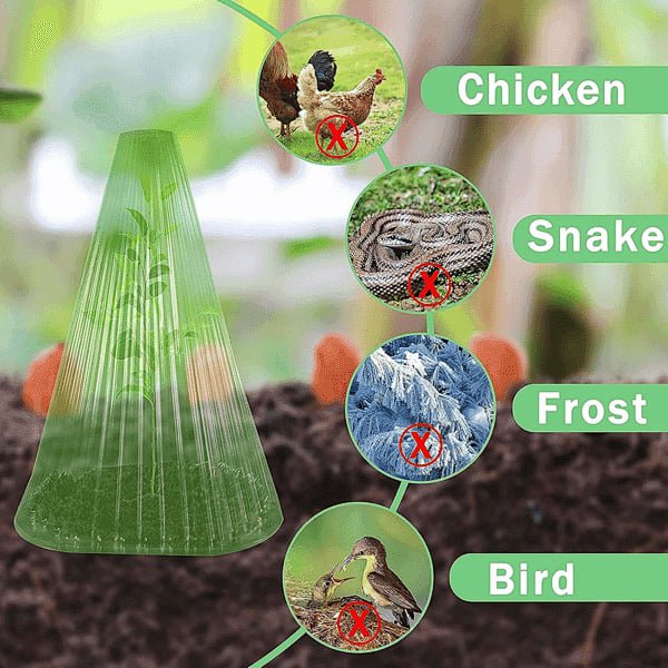 Grove Plant Cover | Reusable, Breathable Protection for Young Plants - Hartwella