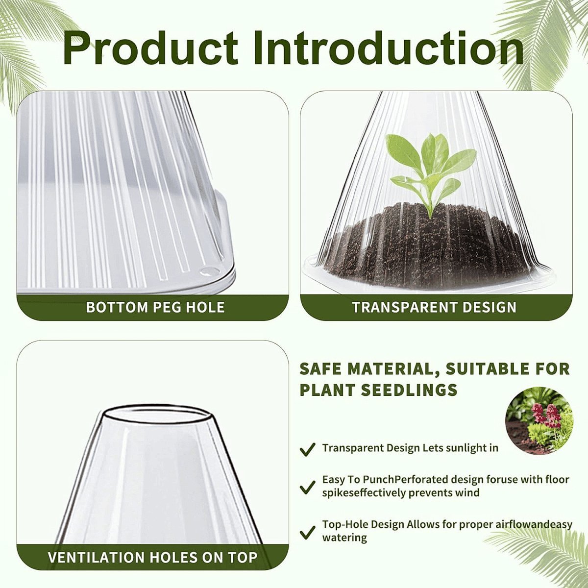 Grove Plant Cover | Reusable, Breathable Protection for Young Plants - Hartwella