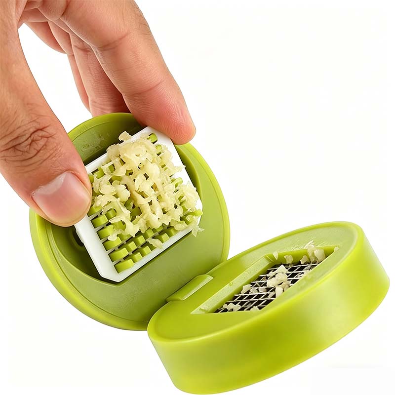 Gusto Garlic Chopper | Stainless Steel Blades, Easy Pressing Mechanism - Hartwella