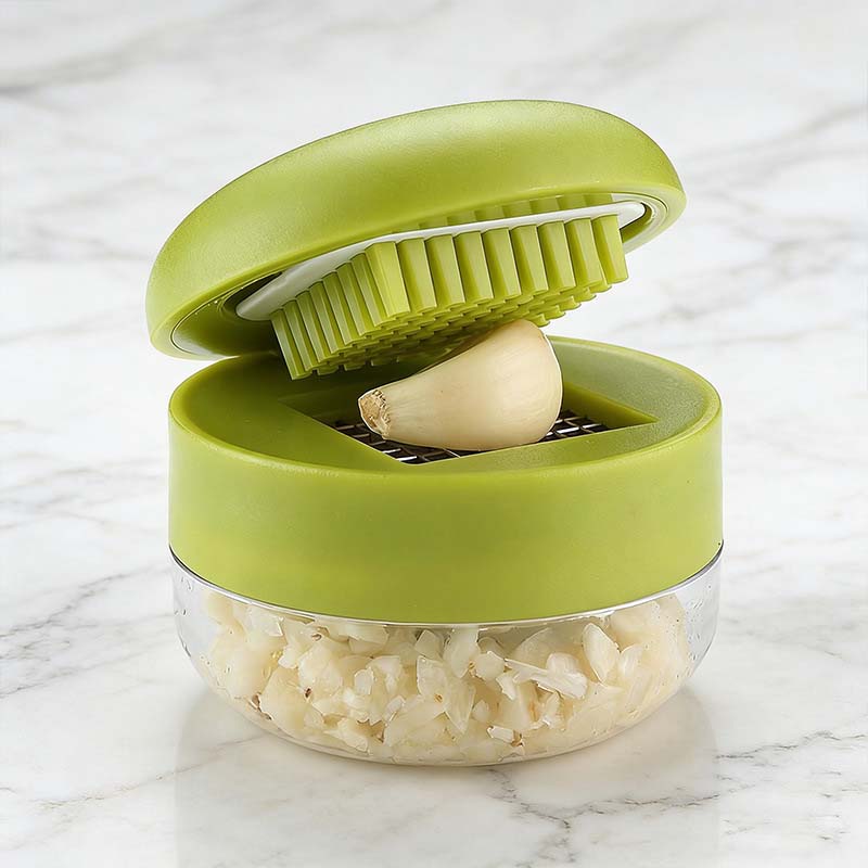 Gusto Garlic Chopper | Stainless Steel Blades, Easy Pressing Mechanism - Hartwella