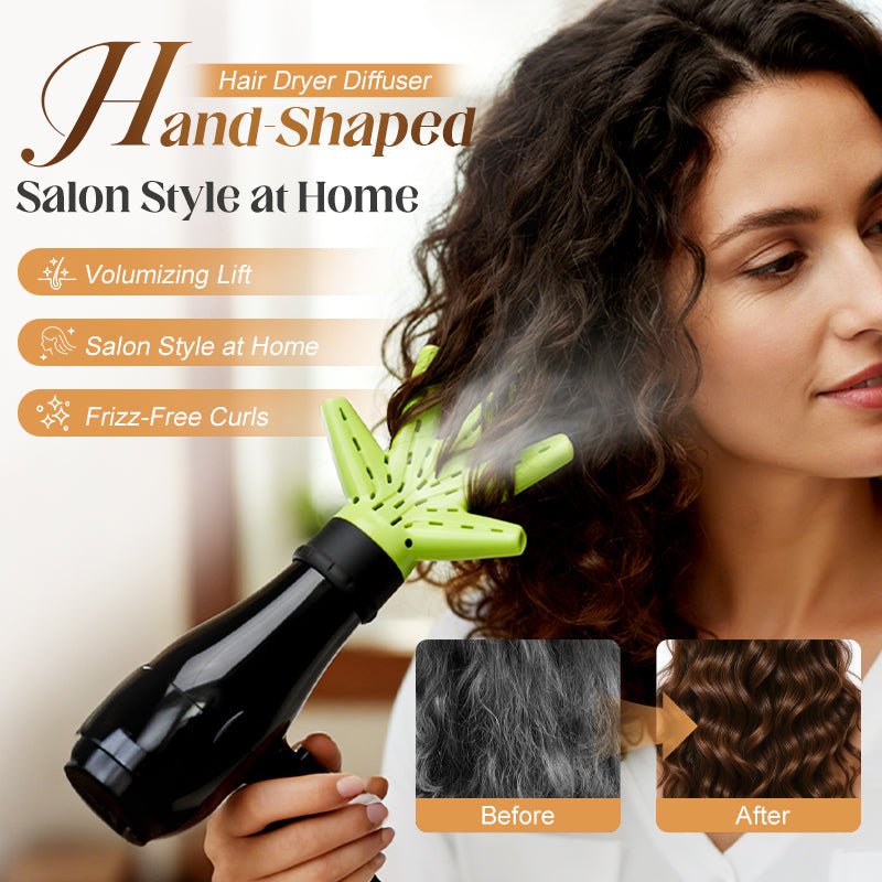 Hairo Hand Diffuser | Unique Design for Volume - Hartwella