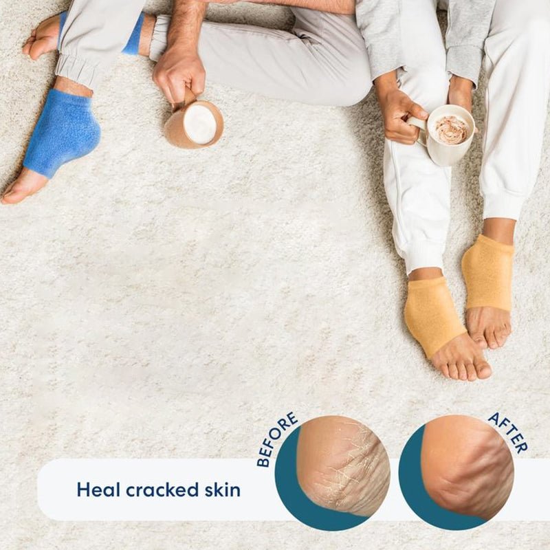 Halo Heel Sleeves | Gel-Infused, Breathable Design - Hartwella