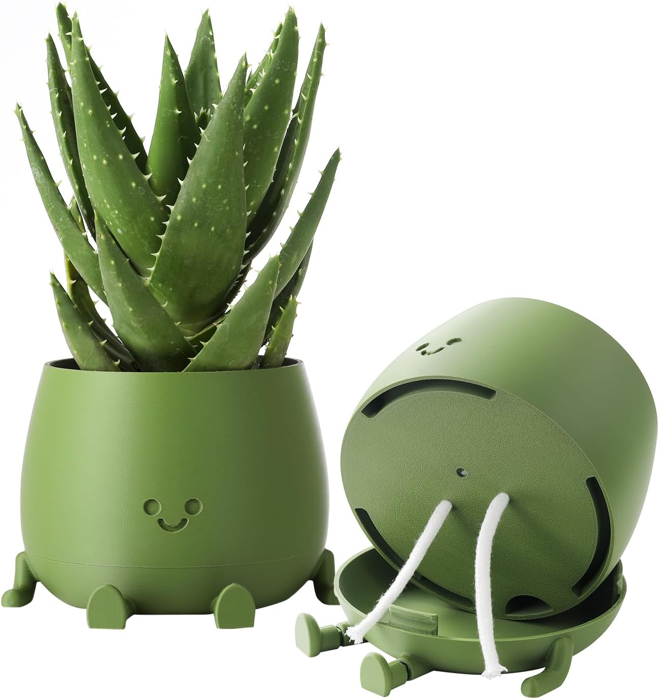 Happi Face Planter | Self-Watering, Eco-Friendly Design - Hartwella