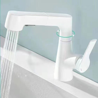 Haven Bathroom Faucet | Pull-Out Sprayer, 360-Degree Swivel, Gunmetal Gray Finish - Hartwella