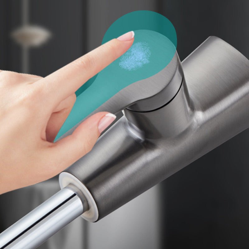 Haven Bathroom Faucet | Pull-Out Sprayer, 360-Degree Swivel, Gunmetal Gray Finish - Hartwella
