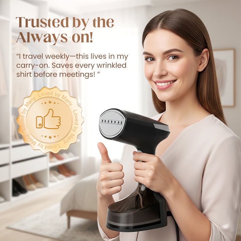 Haven Handheld Garment Steamer | Quick Preheat, Dual Ironing Modes - Hartwella