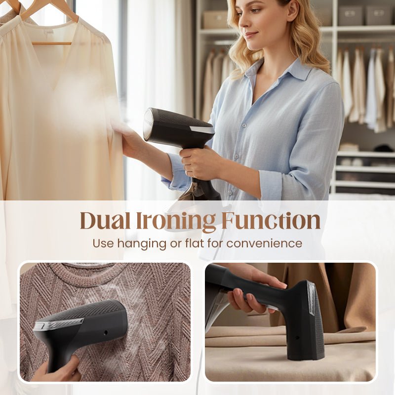 Haven Handheld Garment Steamer | Quick Preheat, Dual Ironing Modes - Hartwella