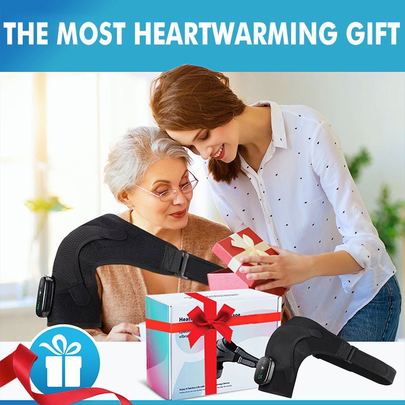 Haven Heated Shoulder Brace | Adjustable Vibration Massage Support - Hartwella