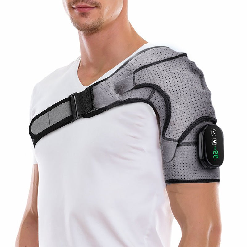Haven Heated Shoulder Brace | Adjustable Vibration Massage Support - Hartwella