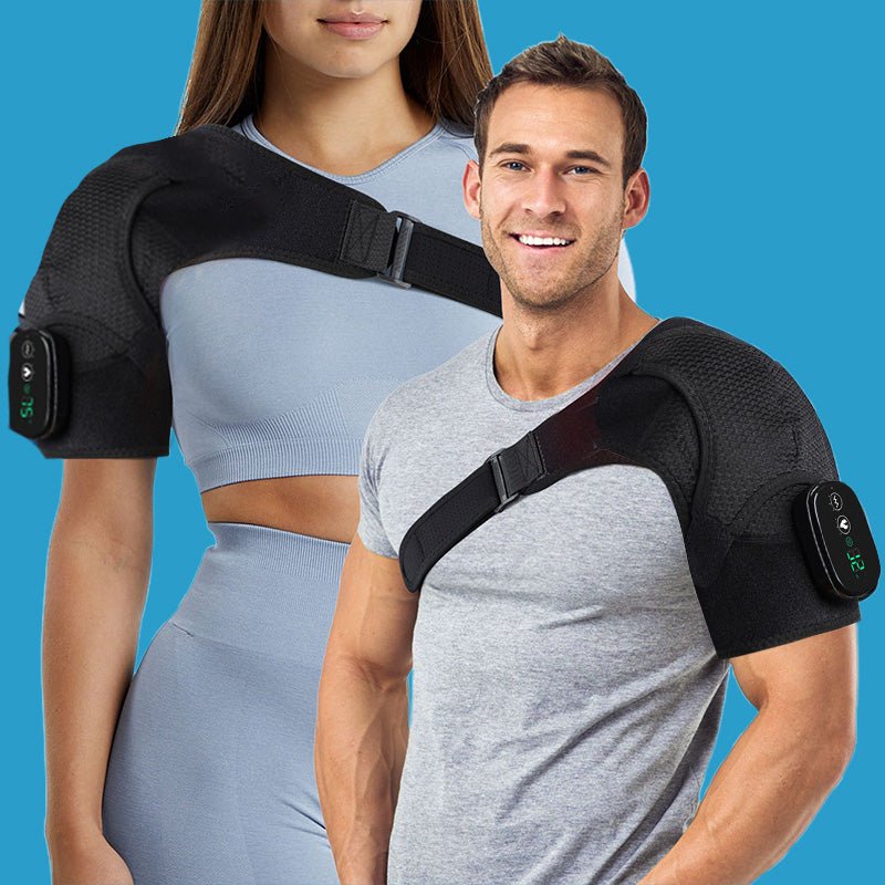 Haven Heated Shoulder Brace | Adjustable Vibration Massage Support - Hartwella