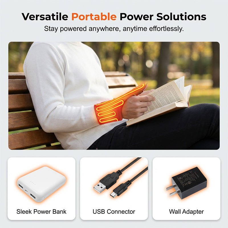 Haven Heated Wrist Brace | Pain Relief, Ergonomic Design - Hartwella