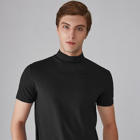 Haven High Neck T-shirt | Slim Fit, Breathable Fabric - Hartwella