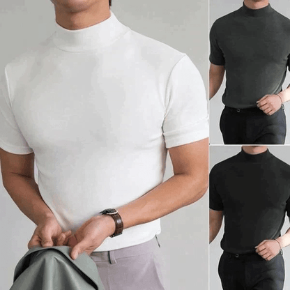 Haven High Neck T-shirt | Slim Fit, Breathable Fabric - Hartwella