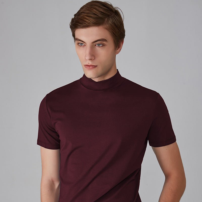 Haven High Neck T-shirt | Slim Fit, Breathable Fabric - Hartwella