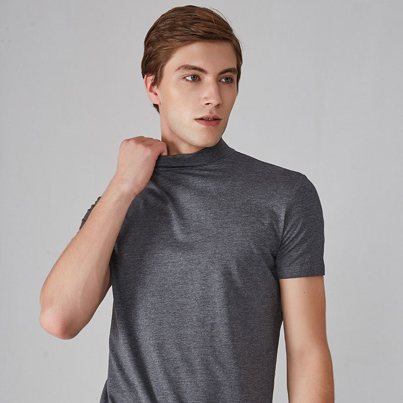 Haven High Neck T-shirt | Slim Fit, Breathable Fabric - Hartwella