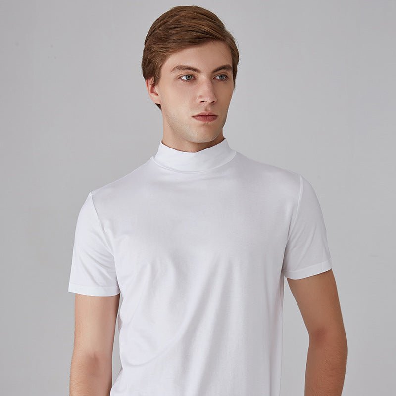 Haven High Neck T-shirt | Slim Fit, Breathable Fabric - Hartwella