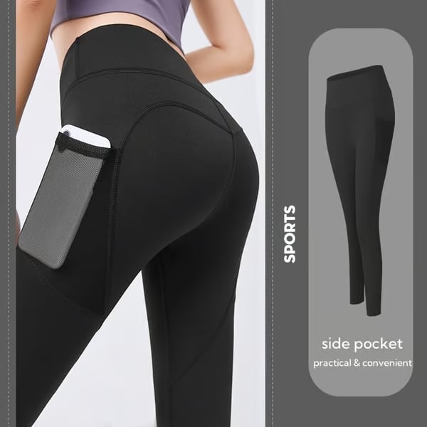 Haven High Waisted Leggings | Tummy Control, Side Pockets - Hartwella