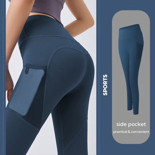 Haven High Waisted Leggings | Tummy Control, Side Pockets - Hartwella