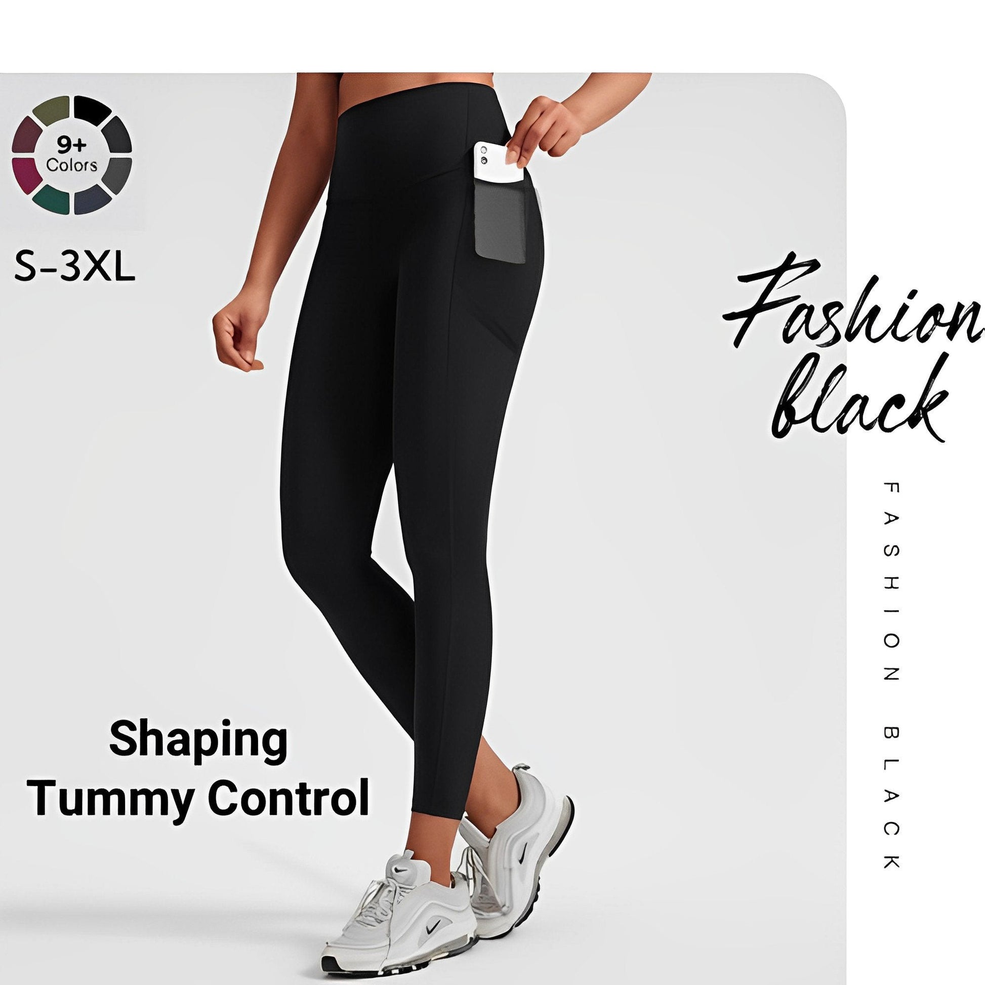 Haven High Waisted Leggings | Tummy Control, Side Pockets - Hartwella
