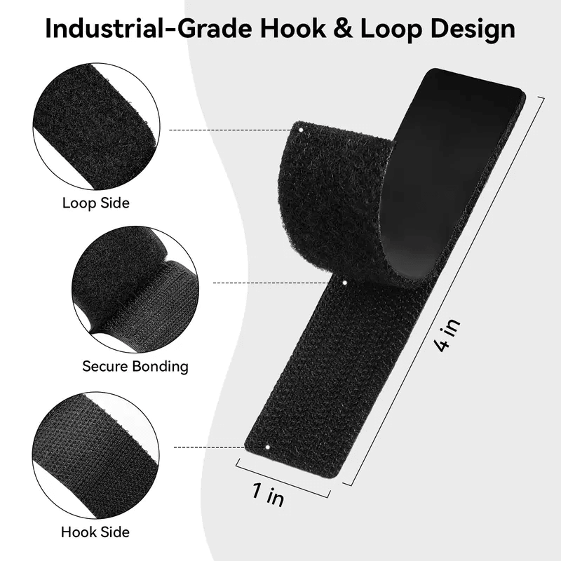 Haven Hook and Loop Tape | Heavy-Duty, Industrial Strength, Reusable - Hartwella