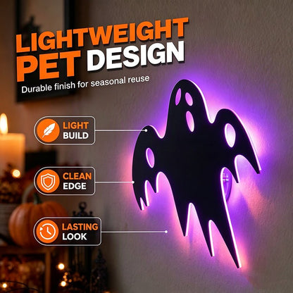 Havoc Glow Wall Decals | Halloween Themed, Glow-in-the-Dark, Peel-and-Stick - Hartwella