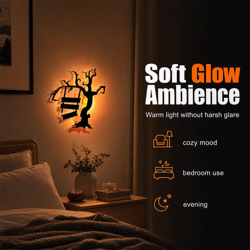 Havoc Glow Wall Decals | Halloween Themed, Glow-in-the-Dark, Peel-and-Stick - Hartwella