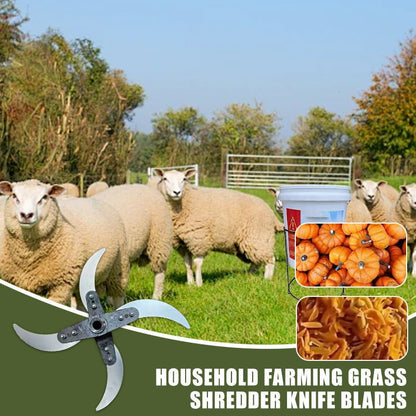 Havoc Grass Shredder Blades | Sharp, Adjustable Design - Hartwella