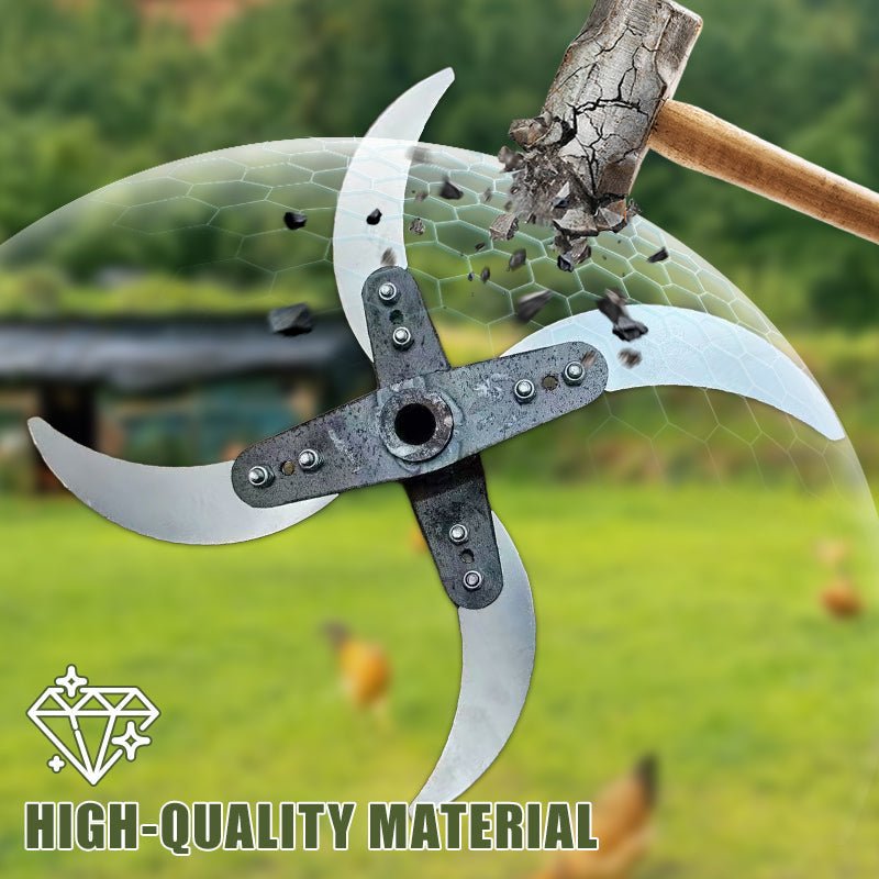 Havoc Grass Shredder Blades | Sharp, Adjustable Design - Hartwella