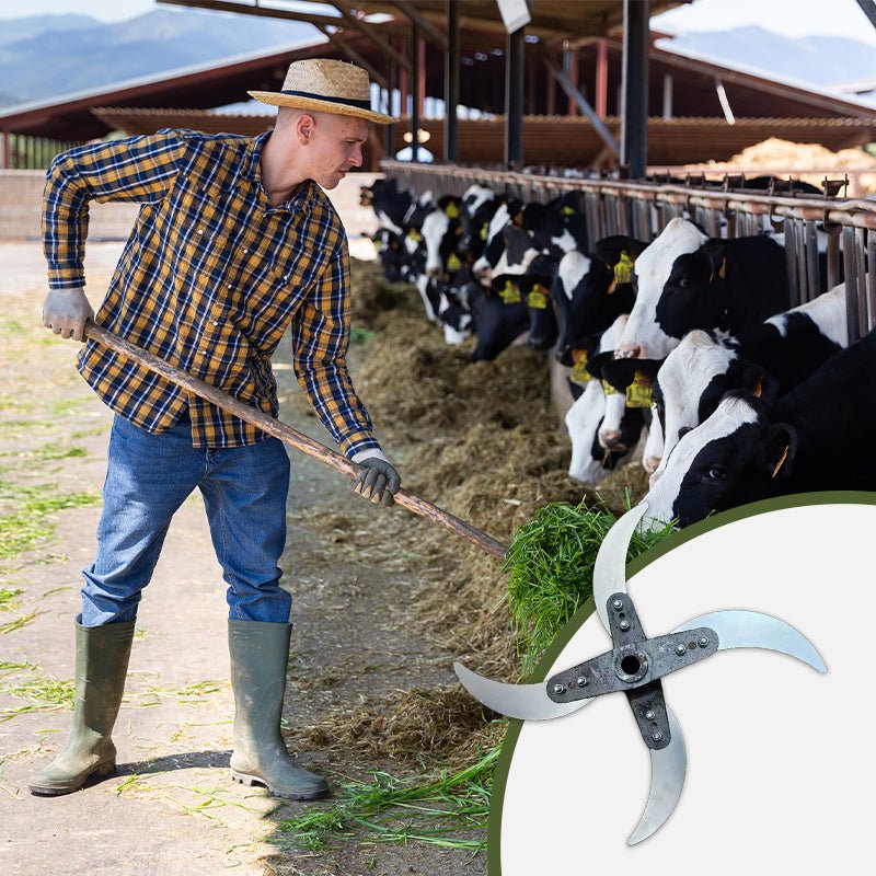 Havoc Grass Shredder Blades | Sharp, Adjustable Design - Hartwella