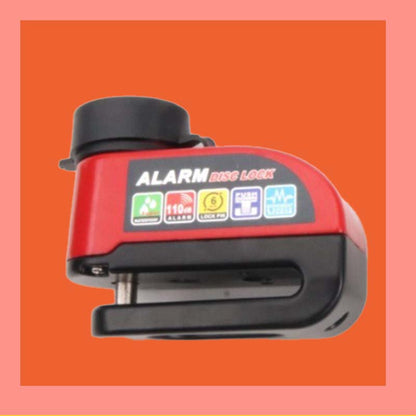 Hawk Disk Lock Motorcycle | 110dB Alarm, Waterproof, Durable Alloy - Hartwella