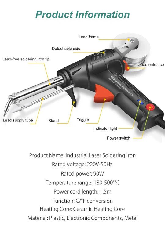 Hawk Laser Welding Tool | Rapid Heating, Ergonomic Design - Hartwella