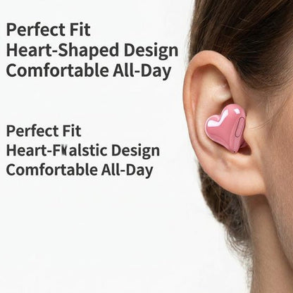 Hera Heart-Shaped Earbuds | Stylish Design, Immersive Audio - Hartwella