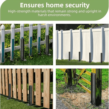 Hercules Fence Post Repair Kit | Heavy-Duty Steel, No-Dig Installation - Hartwella