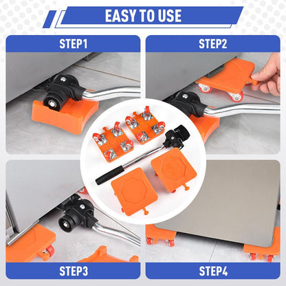 Hercules Furniture Mover | 360° Flexible Steering, Non - Slip Design - Hartwella